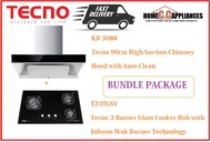 TECNO HOOD AND HOB FOR BUNDLE PACKAGE ( KD 3088 &amp; T 23TGSV ) / FREE EXPRESS DELIVERY