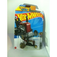 Hot Wheels. 2024 HW Metro Mini Collection - 9. Dragtor. Metalflake Dark Red by MATTEL