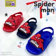[SD47] รองเท้าแตะรัดส้น ไซส์เด็ก แบรนด์ KENTA ลายสไปเดอร์แมน Spiderman เนื้อไฟล่อน รองเท้าแตะเด็ก (พร้อมส่ง มีปลายทาง)