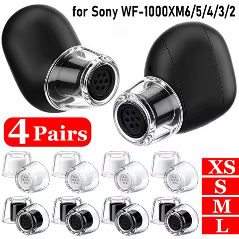For Sony WF-1000XM6 Silicone Eartips Replaceable Anti-slip Earphone Earbuds Ear Tip for Sony WF-1000