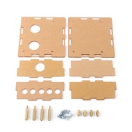 Oumefar 6J1 Acrylic Case Shell Electron Tube Valve Preamp Amplifier Board Housing Protective Tube Pr