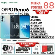 oppo reno 6 ram 8/128 gb reno6 garansi resmi oppo indonesia - reno6 5g black bonus 8 + tws