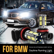 2pcs H8 Canbus No Error LED Daytime Running Light DRL Bulb Lamp For BMW X1 E84 X5 E70 2007 2008 2009