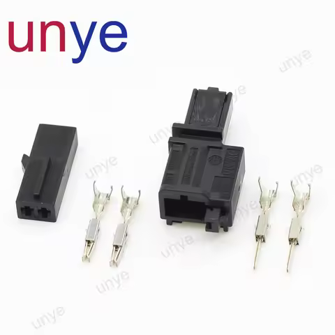 1-20 Sets 2P 1J0 973 332 Car Lamp Unsealed Socket with Wires For VW Audi 1J0973119 1J0973332 Auto Tw