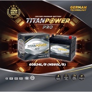 Titanpower PRO 60B24L/R (NS60L/R) Car battery