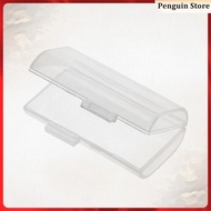 🎃 Clear Plastic AAA Battery Storage Case for Travel, Protects 2 AAA Batteries