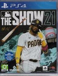 (全新現貨亞版英文)PS4 美國職棒大聯盟 21 MLB The Show 21 亞版英文版