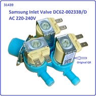 Samsung WF17T6000GW / WW10K6410QW / WD136UVHJSM / WD14F5K5ASW / WD75K54100W Inlet Valve AC220-240V O