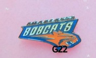USA NBA Charlotte Bobcats basketball team logo pin美國籃球隊 夏洛特山貓 徽章襟章 運動玩物 適合學生書包背囊筆袋 student school ba