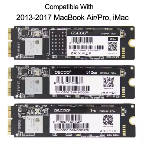 256GB 512GB 1TB SSD for Macbook Air A1465 A1466 EMC2631 2632 2925 MacBook Pro A1398 A1502 IMac A1418