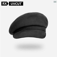 キャスケット ハンチング UV 紫外線 カット キャスケット ハンチング UV 紫外線 カット RX UVCUT 張 若 楠同 型 韓国 八 角 帽子 女性 秋冬 顔小 ベレー 帽 ファッション キャ