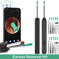 Ear Wax Removal Tool with Camera 1296P HD Otoscope Ear Cleaner Wireless Ear Otoscope Earwax Removal Kit Compatible with iOS Android SHOPTKC0771