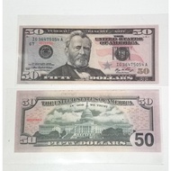 SOUVENIR REPLIKA 50 USD DOLLAR AMERIKA