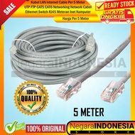 NYK Spectra Per 5 Meter LAN Cable Internet Cable Indoor Outdoor UTP FTP CAT5 CAT6 CAT 5 6 RJ45 Ether