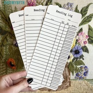 JEROMYBF Reading List Marker Cards, Book List Writable Notes Book List Reading Log, Creative Reading