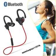 Bluetooth Headphones Wireless Sports Earphones w/ Mic HD Stereo Sweatproof Earbuds for Gym Running Workout Noise Cancelling Headsets