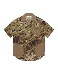 [MOO 9/25] Camo Ripstop Shirt เสื้อเชิ้ตแขนสั้น ผ้า Ripstop คอปก ตัดต่อปกผ้าไนลอน กระเป๋าหน้า 3 กระเ