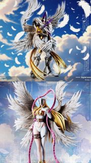 全新現貨 mine 神聖天使獸 天女獸 數碼暴龍gk figure 公仔 景品 一番賞