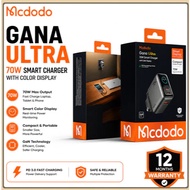 MCDODO CH5590 Gana Ultra 70W Support SFC 3.0 Smart Charger with Color Display Smart Display Power Em