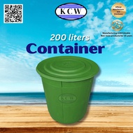 Container Drum 200L with cover - Unbreakable