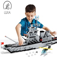 WW2 Military Battleship Building Block Set Military Battle Ship Toy A Gift Compatible with Legoe Set