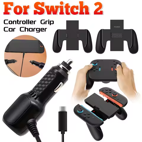 Grip Charger for Switch 2 Joy-Con Comfort Hand Charger Bracket Grip Handle Holder TYPE-C Charger Cab