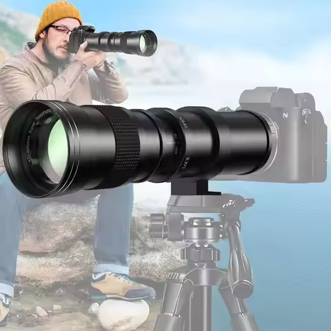 420-800mm F8.3-16 Super Telephoto Manual Zoom Lens Bird Watching Moon for Canon RF EF Nikon F Z Sony