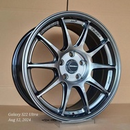 TC105X 15" 16" 17" 18” 4H100/114.3, 5H100/114.3,  ET40/ET38 GLOSSY GUN METAL, GLOSSY BLACK, SILVER, 