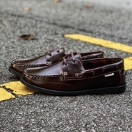 ▨[READY STOCKS] TIMBERLAND LOAFER BROWN SLIP ONS SHOES NEW