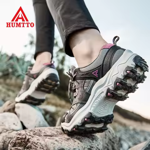 HUMTTO Women Hiking Shoes Spring Outdoor Sports Climbing Shoes Walking shoes Warm men Trekking Sneak