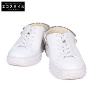 Jimmy Choo 水晶綁帶平底鞋，37 號 [二手]