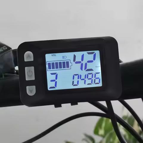 P9 Electric Bike Display Scooter Accessories Scooter Display Bicycle Parts Bike Computer LCD Screen 