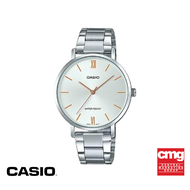 CASIO นาฬิกาข้อมือ CASIO รุ่น LTP-VT01D-7BUDF วัสดุสเตนเลสสตีล สีเงิน