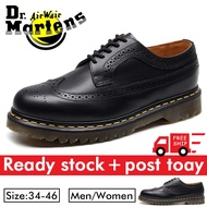 Men's England Dr.Martens Martin Shoes Bullock Real Leather Tooling Shoes 3989