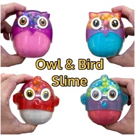 Owl & Bird Slime with Big Bubbles Toy - Mainan Slime Burung Hantu