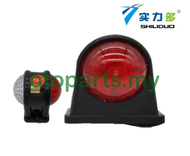 SHILIDUO Red/White LED Side Lamp / Outline Marker Lamp Side Light for Lorry / Trailer / Trucks / Van