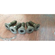 SYM JET 100, ALPHA, EURO ORIG SYM FRONT DISC BRAKE BOLT 5PCS. SET SURPLUS