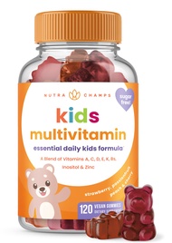 NutraChamps Kids Multivitamin Gummies | Multivitamin for Kids | 120 Gummy Vitamins for Kids | Sugar 