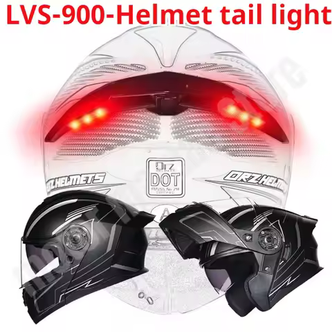 Helmet Accessories ORZ958 Helmet Tail LED Light LVS900 Tail Wing Night LED Light ORZ B08A Helmet Saf