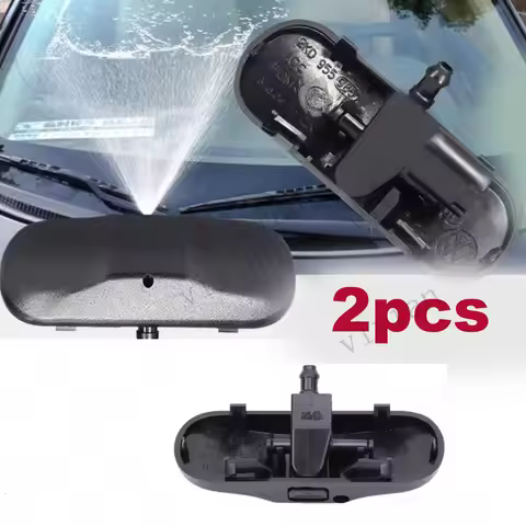 2Pcs Car Windshield spray glass water Nozzles for Passat B6 B7 CC Caddy Golf 6 MK6 Tiguan