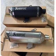 Forza 350 Akrapovic Muffler MUFFLE AKRAPOVIC Forza 350 UNIVERSAL Forza350 NICE SOUND BLACK SILVER EX