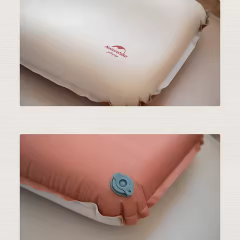Naturehike 3D Comfortable Silent Foam Pillow Outdoor Portable Neck Protection Automatic Inflatable C