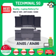 TECHMINAL - A1405 Battery Replacement for MBA 13 A1369 A1466 2010 - 2017 A1405 A1496 Battery