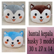 Cute pillow, cute dog doll, cute pillow, husky doll