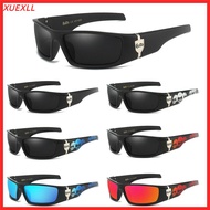 XUEXII Hip-Hop Shades,  Coast Driving Riding Polarized Sunglasses,  Fashion Biker Gangster Style Wra