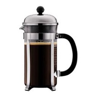 丹麥 Bodum 銀色-1928-16US4 1L 8cup CHAMBORD Coffee Maker 法式濾壓壺