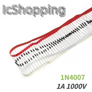 100PCS 1N4007 4007 1A 1000V DO-41 High quality Rectifier Diode IN4007 1n4007