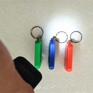CH* Solar LED Keychain Torch Portable Solar Torch LED Keyring Torch Key Jewelry for Quick Access Lig