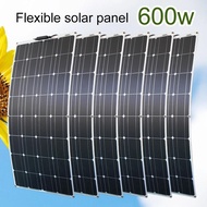 12V Flexible Solar Panel 600W 100W 200W 300W 400W 500W Bendable Waterproof Monocrystalline Best Sola