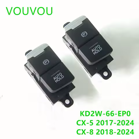 Car accessories console parking EPB switch button KD2W-66-EP0A for Mazda CX-5 2017-2024 KF CX-8 2018